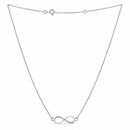 925 Sterling Silver Infinity Chain for Women