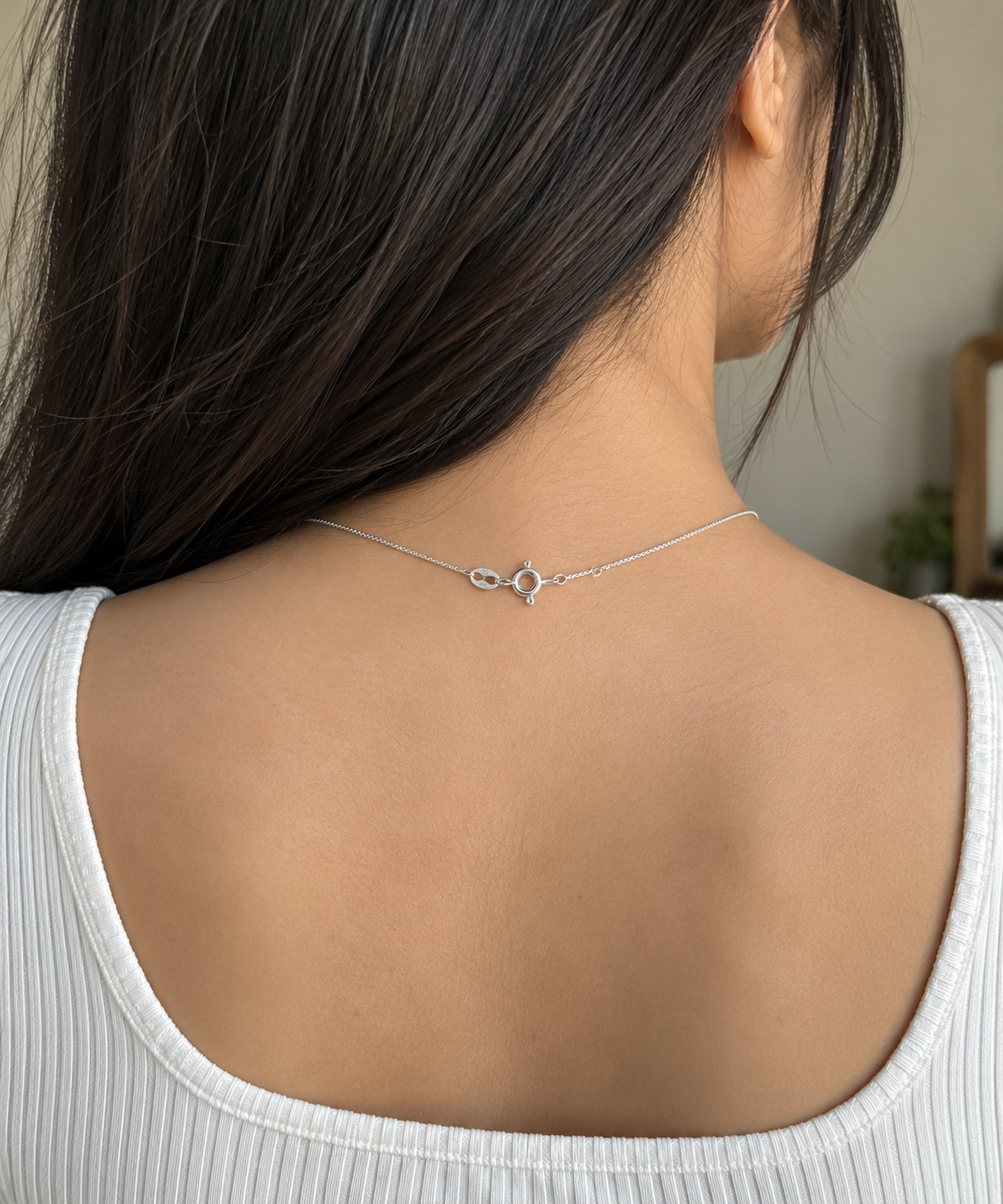 925 Sterling Silver Infinity Chain for Women
