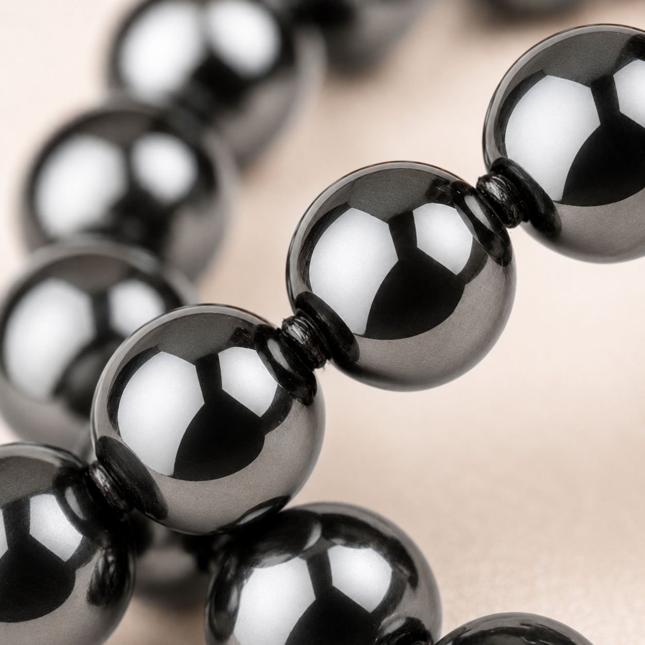 Magnetite Energy Bracelet | Natural Magnetic Crystal Bracelet for Focus, Protection & Grounding
