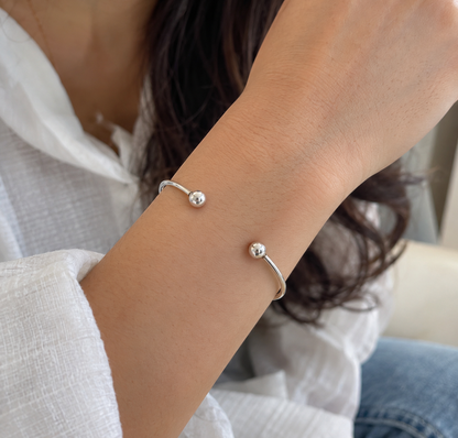 925 Sterling Silver Openable Women's Bracelet