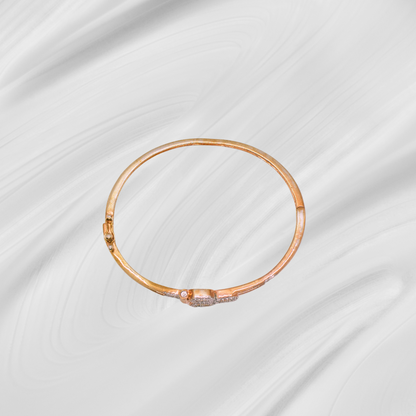 Siya Openable Woman Bracelet with lock Rosegold Polished