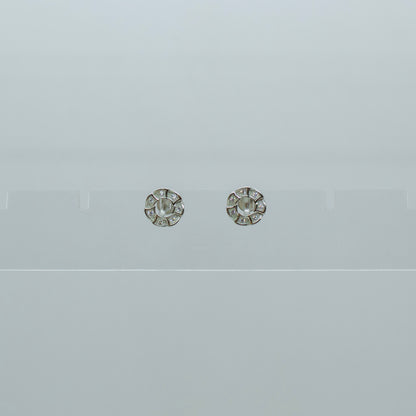 Siya Diamond Floral Earrings