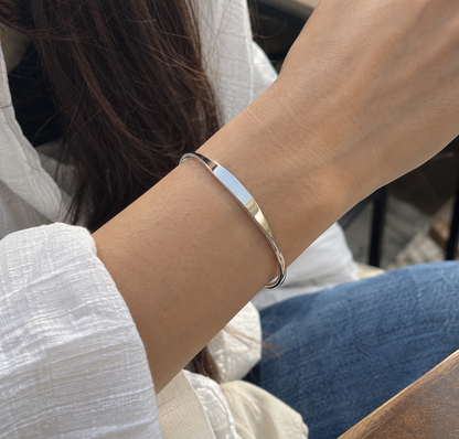 925 Sterling Silver Openable Women's Bracelet